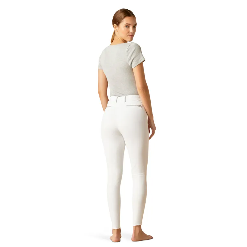 Ariat Ladies Tri Factor Full Seat Tights White-1